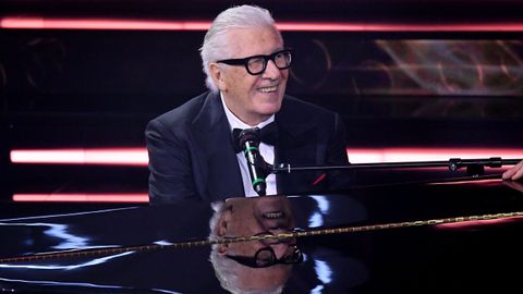 Peppino di Capri en su &uacute;ltima participaci&oacute;n en el Festival de San Remo, en el a&ntilde;o 2023