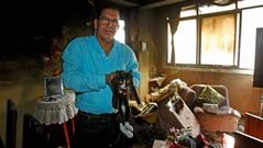 Un gato salva a una familia de un incendio en A Coru�a