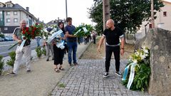 Homenaje a Anxel Casal en Cacheiras