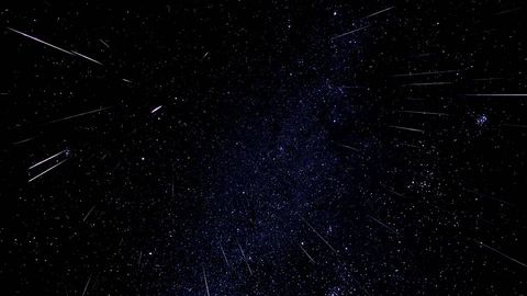 Lluvia de estrellas de las Dracónidas que se son visibles durante la primera semana de octubre