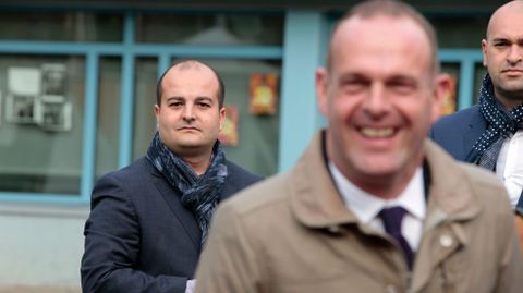 Primera vuelta de las elecciones presidenciales de Francia. El portavoz de la campa�a de Marine Le Pen, David Rachline