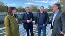 Un momento de la visita  que realizaron los representantes de Ciudadanos al entorno del Piles