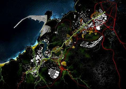 La �ciudad tecno-industrial� del proyecto Coru�a Futura. 