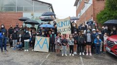 La manifestacin hoy en el Chans de Bembrive