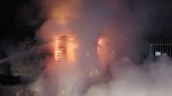 El incendio se produjo de noche