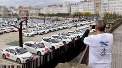 El colectivo de taxistas ya se moviliz� el pasado 13 de noviembre, llegando al centro de la ciudad