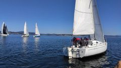 El Fixius, durante la regata