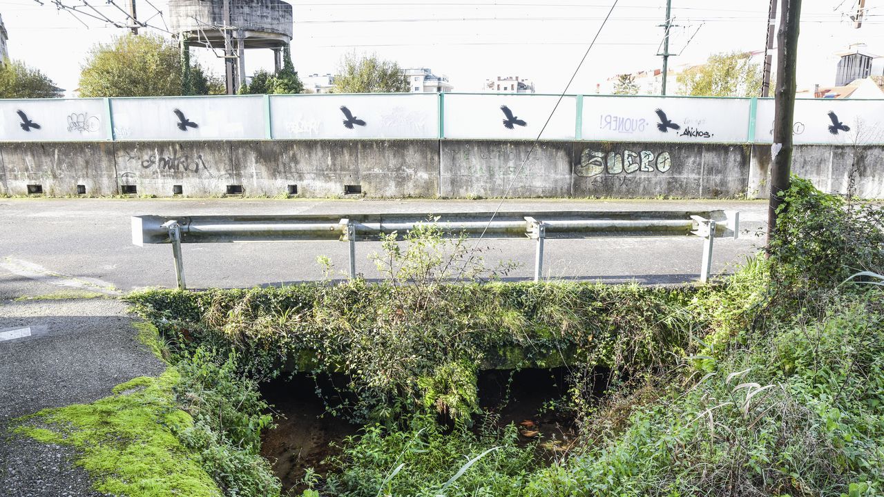 Reclaman «medidas urgentes» en el cauce del Tripeira para evitar inundaciones en la zona de A Escardia