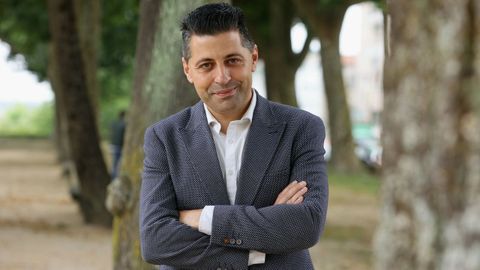 Andr�s D�az, alcalde de Ponte Caldelas.