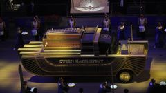 Desfile de momias fara�nicas en El Cairo