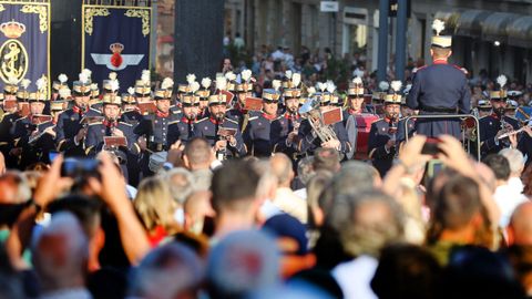 Pasodobles y m�sica militar, entre las piezas que se pudieron escuchar