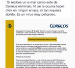 Mensaje de advertencia que ayer corr�a entre los funcionarios.