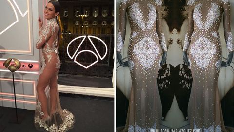 El vestido de Pedroche del 2016 y el creado por Joshua Velzquez