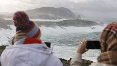 Temporal en el mar desde el faro de Meir�s 