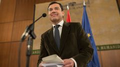 El popular Juan Manuel Moreno, presidente de la Junta de Andaluc�a, en una imagen de archivo