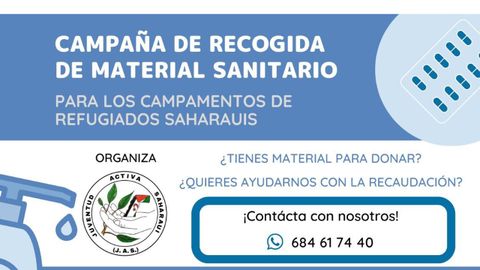 Campa�a de recogida de material para los campamentos de refugiados saharauis