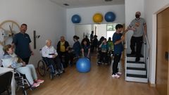 Una de las salas del nuevo centro de d�a terap�utico para personas con DCA en Ourense
