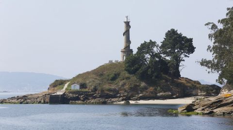 El faro de punta Tenlo, en la isla de Tambo