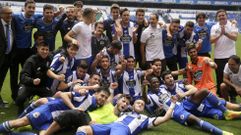 As� celebra el Fabril su ascenso a Segunda B