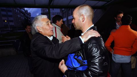 Paco llega a A Coru�a en el 2005 para jugar con los veteranos.