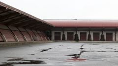 Imagen tomada el 29 de octubre del mercado de Amio cerrado