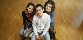 Raquel Vidal, Jonathan Casta�o y Andrea Obenza son los promotores de una iniciativa que seguro que no pasar� desapercibida. 