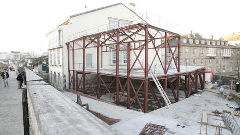 Construcci�n en el 2008 del edificio cultural del Vicerrectorado