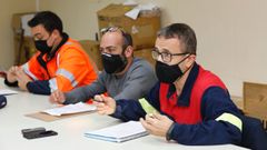 Imagen de la rueda de prensa de los sindicatos esta ma�ana