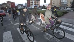 Paseo en bicicleta que organiza Masa Crítica