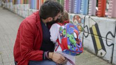 Primer d�a de clase en el colegio Ponzos de Ferrol
