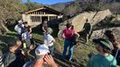 Participantes en una visita guiada organizada el ao pasado por el geoparque Montaas do Courel, dentro del denominado Outono Xeolxico