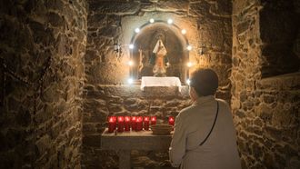 Romera deA Guadalupe de Os Cass en Posmarcos, A Pobra