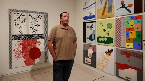 Xos� Luis Garc�a Canido, comisario da mostra