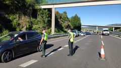 Los controles de la Guardia Civil�a vista de dron