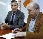 Roberto Fern�ndez, con Isidro Varela Bardanca.