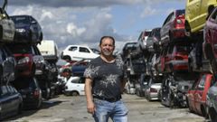 Saturno Herr�n, due�o de un desguace en O Corgo, afirma que las subastas p�blicas benefician a sus negocios