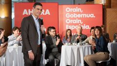 S�nchez, en el desayuno informativo con militantes que ha mantenido la ma�ana del viernes en Vitoria