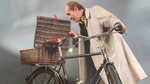 Manuel Pita, en la imagen que hizo para un calendario