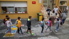 Las im�genes del inicio del curso escolar en Barbanza