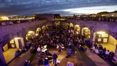 Concierto en el castillo de San Antn en el marco del festival Noroeste en el ao 2015.