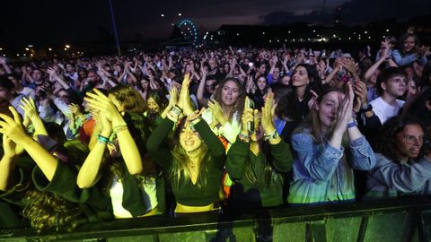 Concierto de La La Love You en el muelle de Trasatlnticos