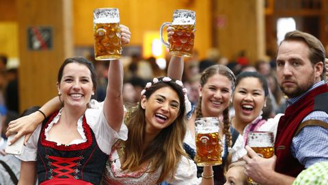 Jornada inaugural de la 184.ª edición de la Oktoberfest en Munich (Alemania)