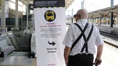 Imagen de archivo del pasado verano, cuando servicios de trenes Avant se sustituyeron por autobuses