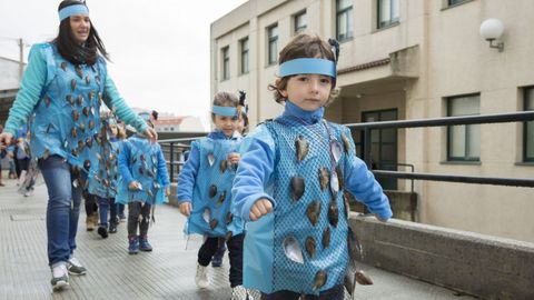 Carnaval del colegio Milladoiro de Malpica