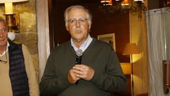 Pedro Gonz�lez Herranz, tras ser elegido presidente del Real Club de Golf de A Coru�a.