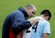 Fredi, en un partido de la pasada campa�a.