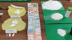 La Guardia Civil de Boiro se incaut� de 1.265 dosis de coca�na