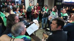 Un aspecto del festival Cantos de Taberna de Quiroga en la edici�n del 2016