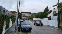 Vistas de la calle Illa de Ons, en la urbanizaci�n de A Caeira, en el municipio pontevedr�s de Poio