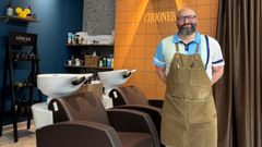 Chus Orgeira cumpli� uno de sus sue�os al abrir el pasado mes de septiembre las puertas de su barber�a
